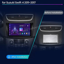 Kép betöltése a Galérianézegetőbe, Suzuki Swift 3 2010 - 2017 9&quot; Android Multimédia fejegység - TopNAVI
