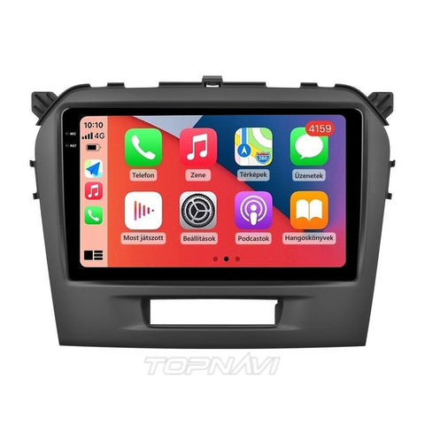 Suzuki Vitara 2015–2019 9" Android multimédia fejegység beépítőkerettel - TOPNAVI