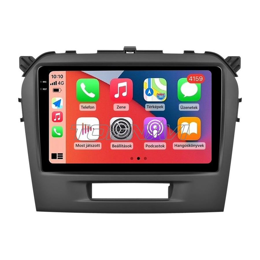 Suzuki Vitara 2015–2019 9" Android multimédia fejegység beépítőkerettel - TOPNAVI