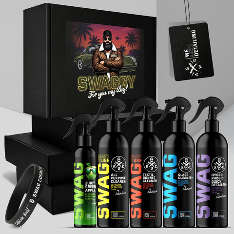 SWAG Gift Box For Men autókozmetikai ajándékcsomag – 4 × 500 ml + illatosító – másik nézet