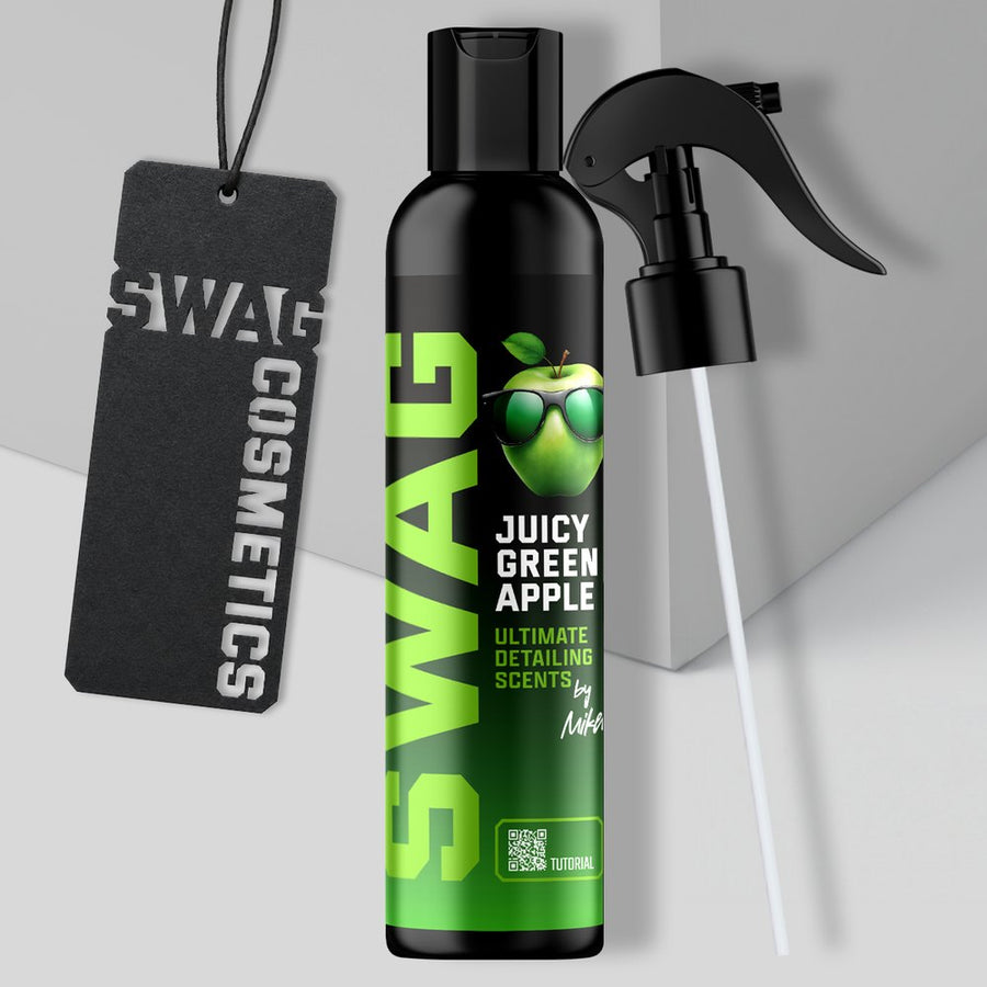 SWAG Juicy Green Apple zöldalma illatú autóillatosító 150 ml szórófejjel