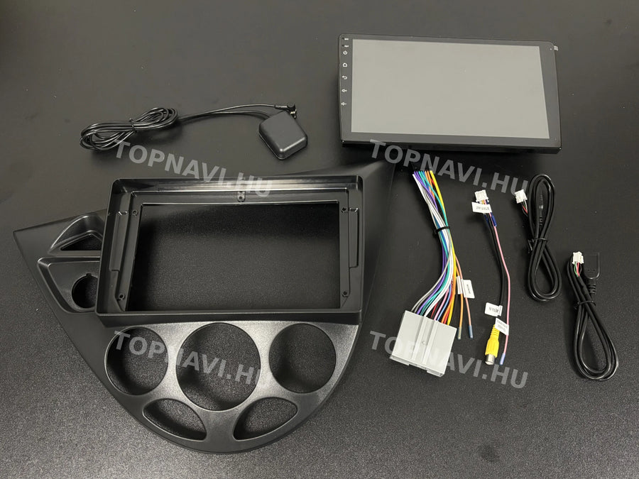 Ford Focus MK1 1998- 2004 9" Android multimédia autórádió érintőkijelzős fejegység - Eleje