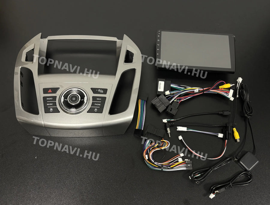 Ford Transit Connect 2. 2013- 2022 9" Android multimédia autórádió érintőkijelzős fejegység - Eleje
