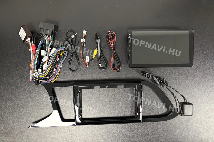 Seat Leon Mk3 2012- 2020 9" Android multimédia autórádió érintőkijelzős fejegység - Eleje