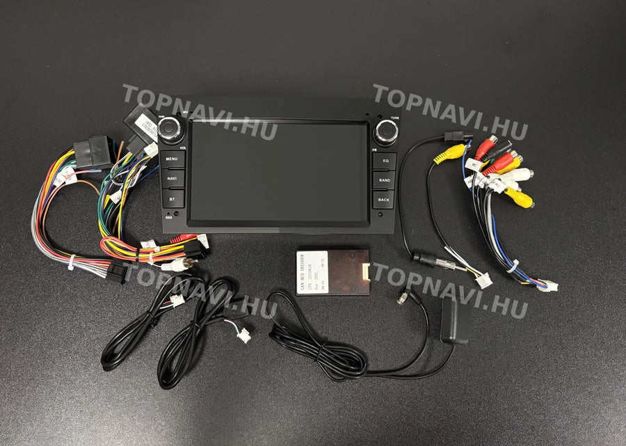 Suzuki Ignis 7″ Matt Fekete Android multimédia autórádió érintőkijelzős fejegység - Eleje