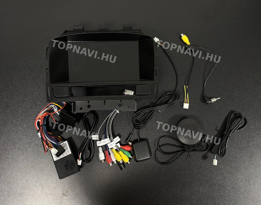 Opel Astra J 2009- 2015 7" Beépített kijelzős Android multimédia autórádió fejegység - Eleje