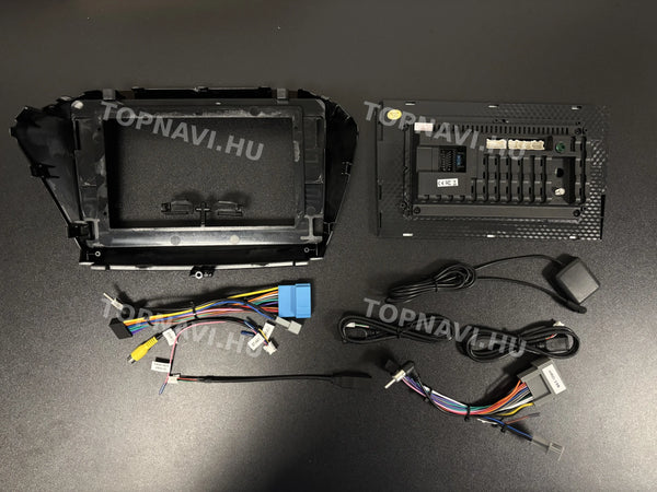 Honda FRV 2004- 2009 10.1" Android multimédia autórádió érintőkijelzős fejegység – a fejegység hátulja és csatlakozói