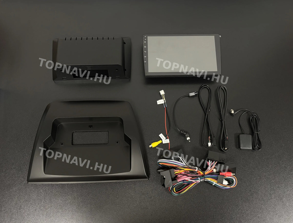 BMW X3 E83 2002–2011 9" Android multimédia autórádió érintőkijelzős fejegység - Eleje