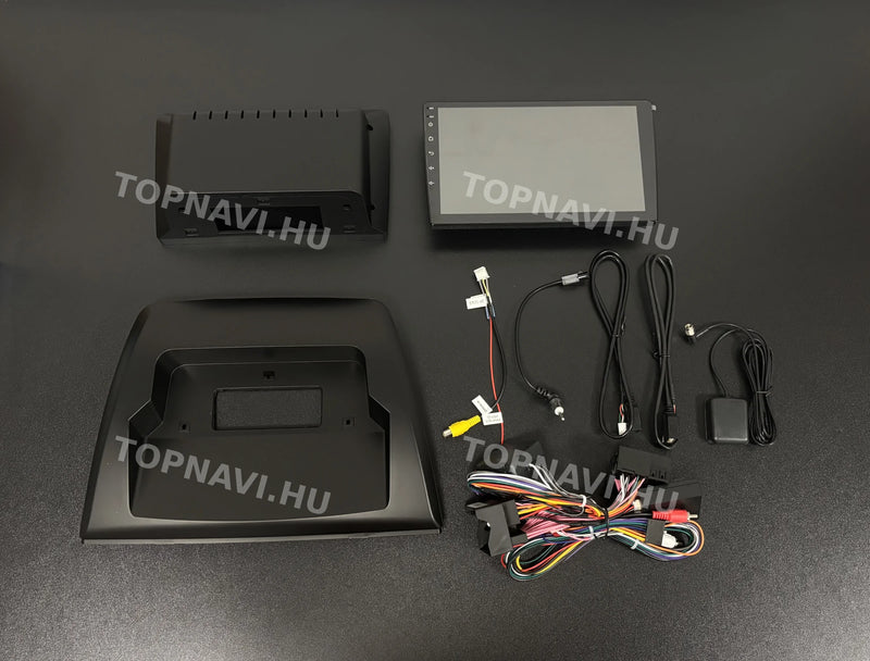 BMW X3 E83 2002–2011 9" Android multimédia autórádió érintőkijelzős fejegység - eleje