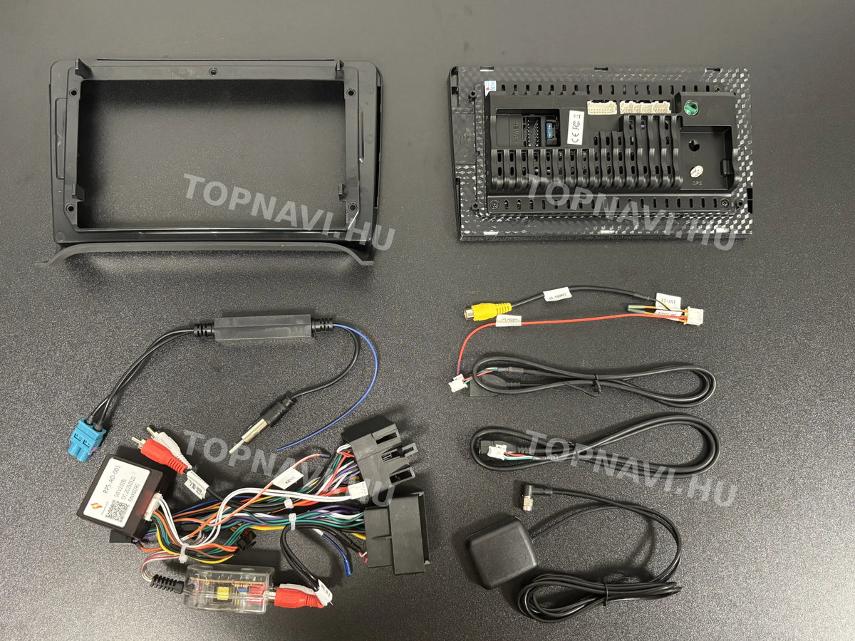 Audi TT MK2 8J 2006–2014 9" Android multimédia autórádió érintőkijelzős fejegység - Hátulja