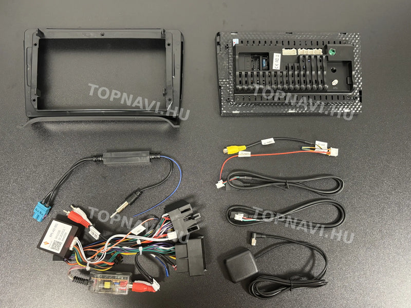 Audi TT MK2 8J 2006–2014 9" Android multimédia autórádió érintőkijelzős fejegység - hátulja