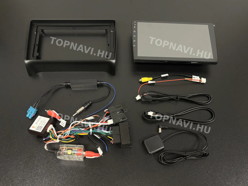 Audi TT MK2 8J 2006–2014 9" Android multimédia autórádió érintőkijelzős fejegység - eleje