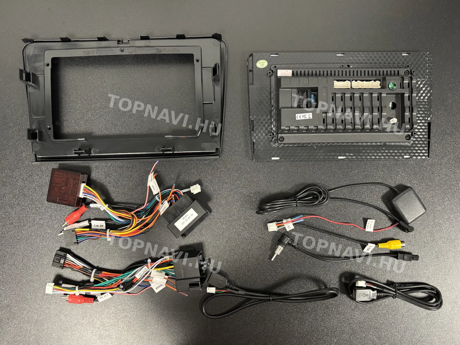 Skoda Superb 2 2008- 2015 10.1" Android multimédia autórádió érintőkijelzős fejegység - Hátulja