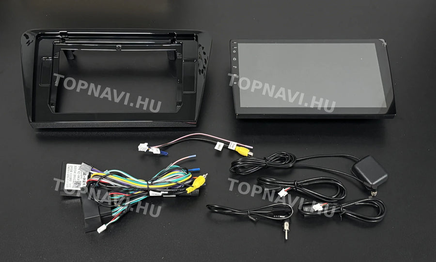 Skoda Octavia 3 A7 2013- 2019 10.1" Android multimédia autórádió érintőkijelzős fejegység - Eleje