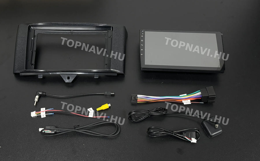 Smart Fortwo W451 FL 2010-2015 9" Android multimédia autórádió érintőkijelzős fejegység - Eleje