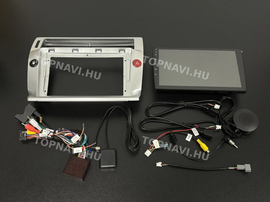 Citroen C4 2004-2010 9" Android multimédia autórádió érintőkijelzős fejegység - Eleje