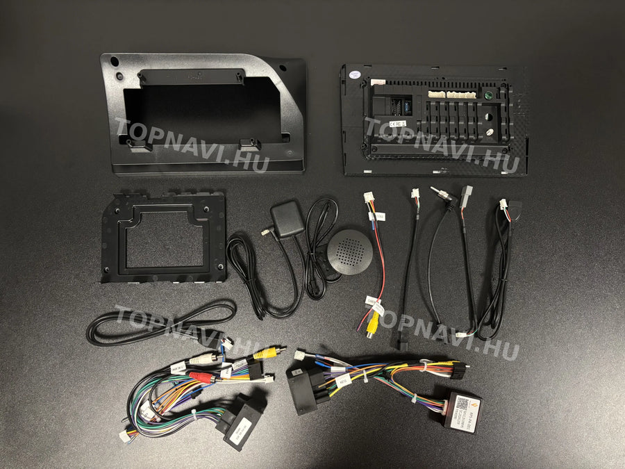 Citroen C5 2008-2017 10.1" Android multimédia autórádió érintőkijelzős fejegység - Hátulja
