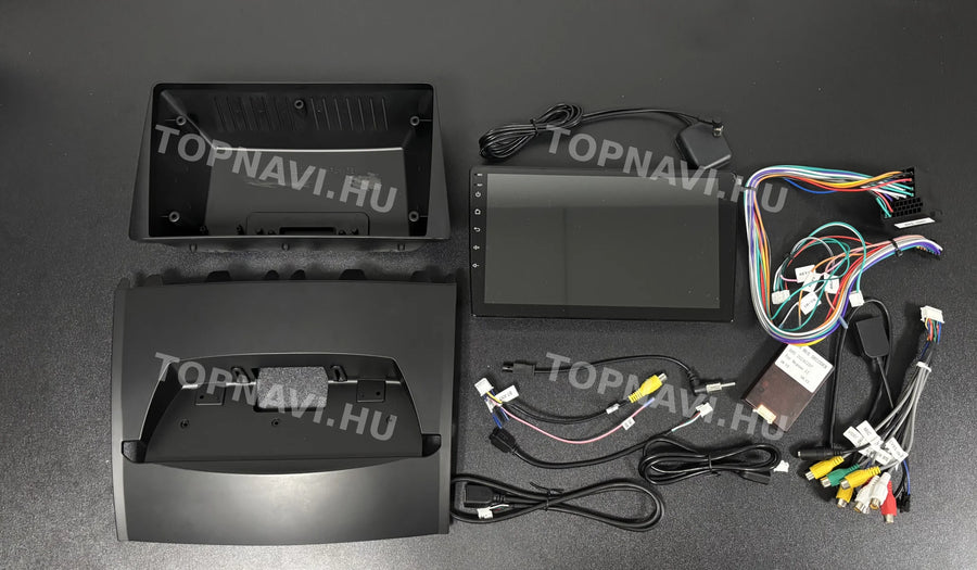 Renault Megane 2 2002-2008 9" Android multimédia autórádió érintőkijelzős fejegység - Eleje