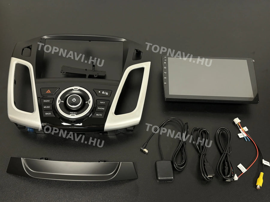 Ford Focus 3 2011- 2018 9" Android multimédia autórádió érintőkijelzős fejegység - Eleje