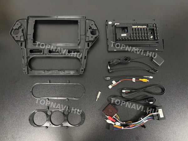 Ford Mondeo 4 2010- 2014 10.1" Android multimédia autórádió érintőkijelzős fejegység – a fejegység hátulja és csatlakozói