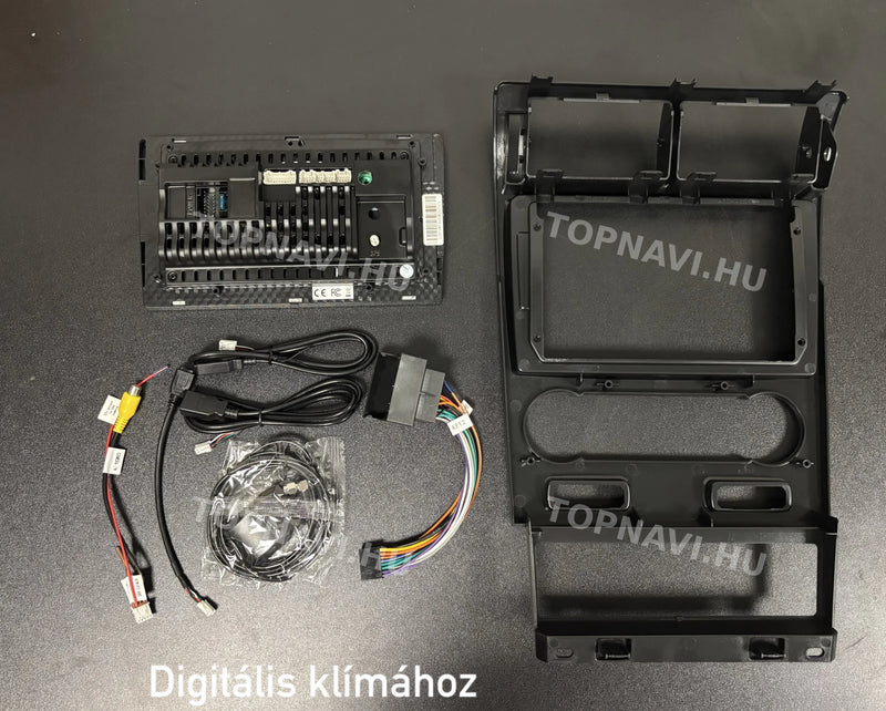 Ford Mondeo 2000- 2007 9" Android multimédia autórádió érintőkijelzős fejegység - hátulja