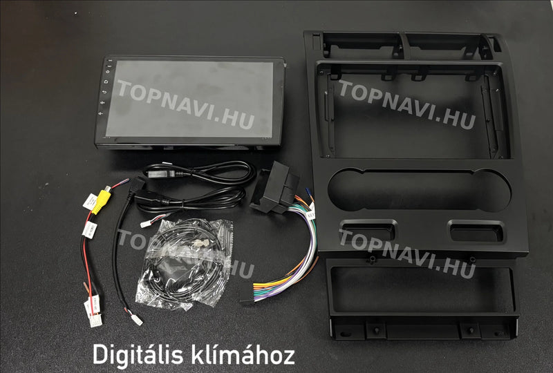 Ford Mondeo 2000- 2007 9" Android multimédia autórádió érintőkijelzős fejegység - eleje
