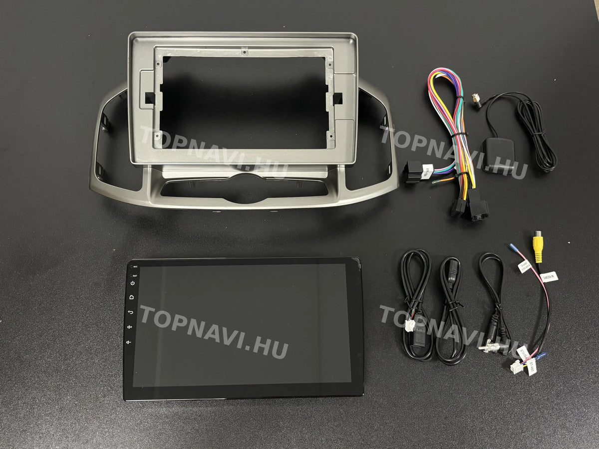 Chevrolet Captiva 2011-2016 10.1" Android Multimédia fejegység - Eleje
