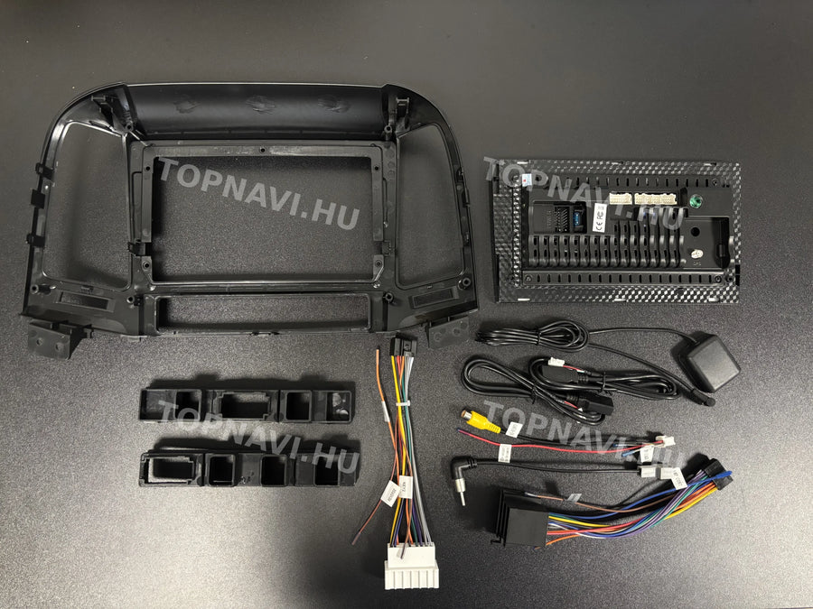 Hyundai Santa Fe 2006- 2012 9" Android multimédia autórádió érintőkijelzős fejegység - Hátulja