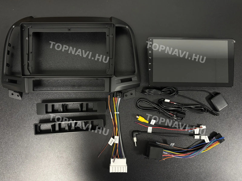 Hyundai Santa Fe 2006- 2012 9" Android Multimédia fejegység - eleje