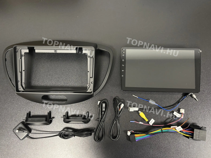 Hyundai i10 2007- 2013 9" Android multimédia autórádió érintőkijelzős fejegység - Eleje