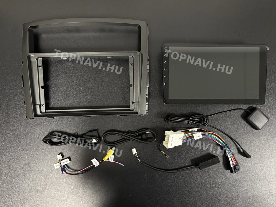Mitsubishi Pajero 4 2006- 2021 9" Android multimédia autórádió érintőkijelzős fejegység - Eleje