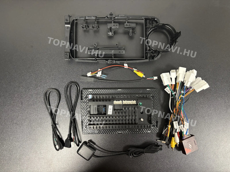 Toyota Yaris 2010- 2017 9" Android Multimédia fejegység - hátulja
