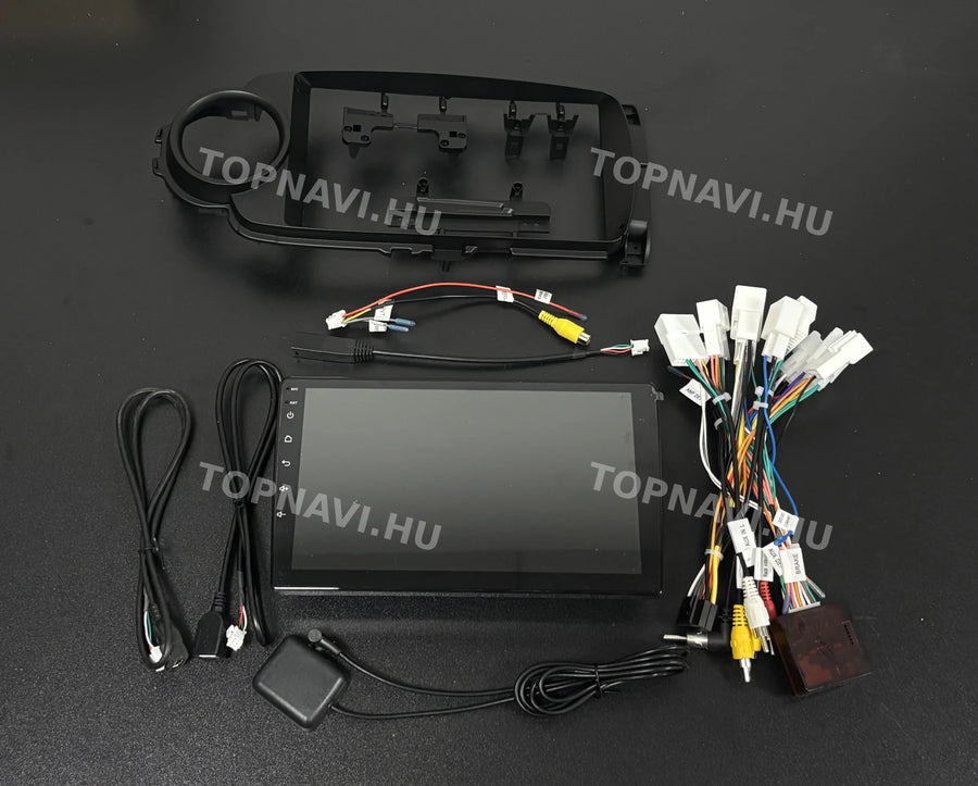 Toyota Yaris 2010- 2017 9" Android multimédia autórádió érintőkijelzős fejegység - Eleje