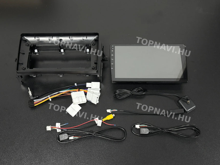 Toyota Auris 2006- 2012 9" Android multimédia autórádió érintőkijelzős fejegység - Eleje
