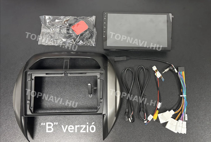 Toyota Rav-4 2003- 2006 9" Android multimédia autórádió érintőkijelzős fejegység - eleje