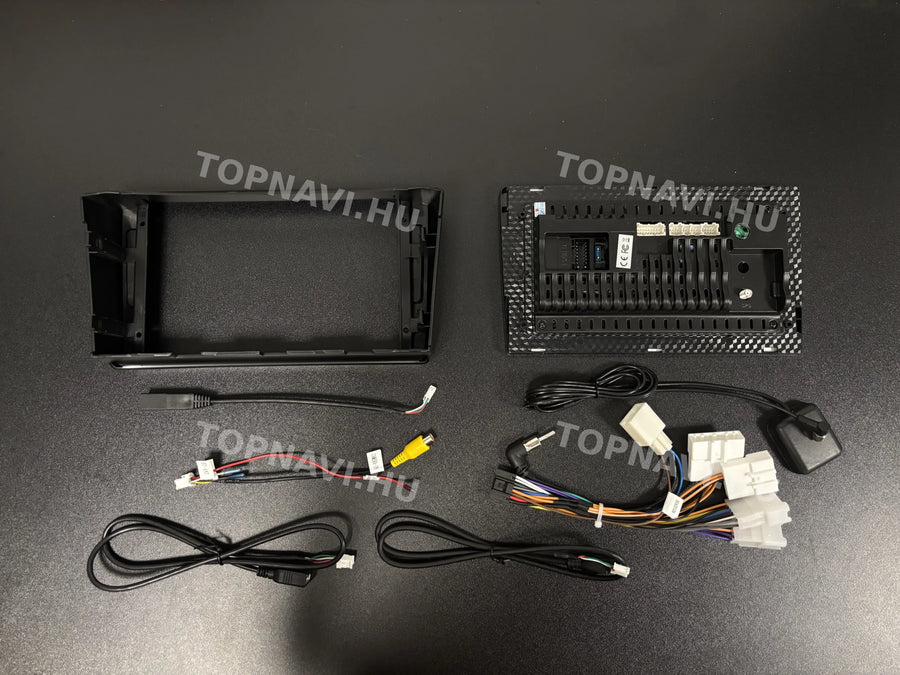 Toyota Avensis 2 T25 2003- 2008 9" Android multimédia autórádió érintőkijelzős fejegység - Hátulja