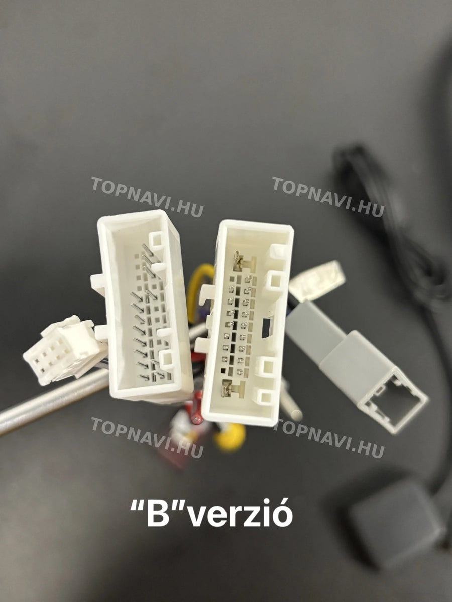 Nissan Juke YF15 2010- 2019 9" Android multimédia autórádió érintőkijelzős fejegység - Csatlakozó