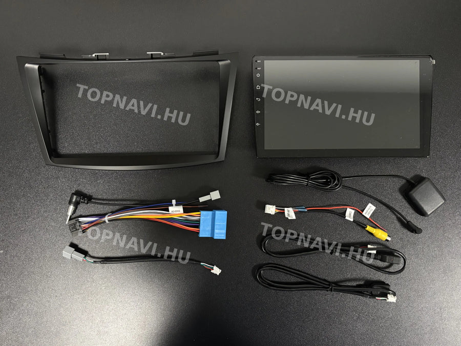 Suzuki Swift 3 2010- 2017 9" Android multimédia autórádió érintőkijelzős fejegység - Eleje