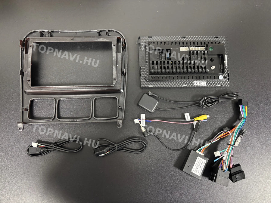 Mercedes Benz S osztály W220 1998-2005 9" Android multimédia autórádió érintőkijelzős fejegység - Hátulja