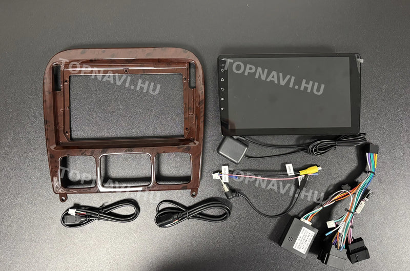 Mercedes Benz S osztály W220 1998-2005 9" Android Multimédia fejegység - eleje