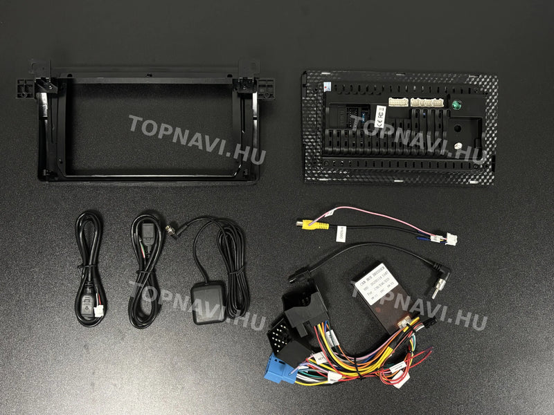 BMW E46 1998–2006 9" Android multimédia autórádió érintőkijelzős fejegység - hátulja