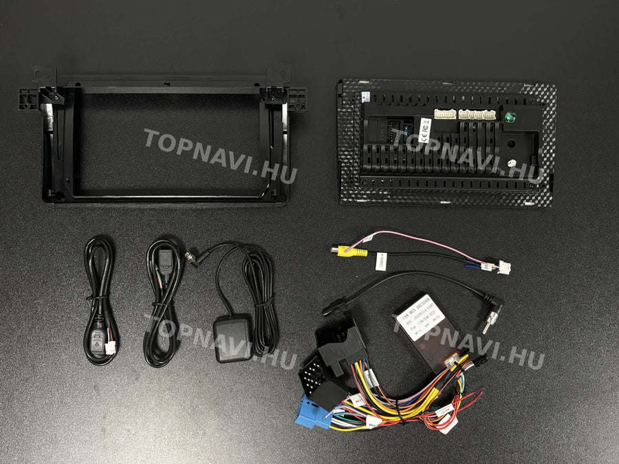 BMW E46 1998–2006 9" Android multimédia autórádió érintőkijelzős fejegység - Hátulja
