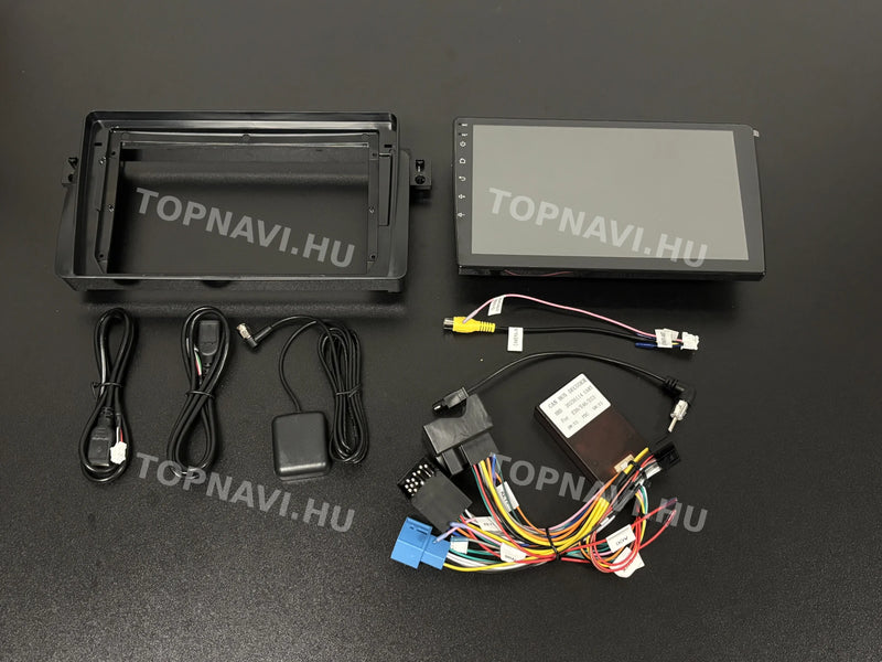 BMW E46 1998–2006 9" Android multimédia autórádió érintőkijelzős fejegység - eleje