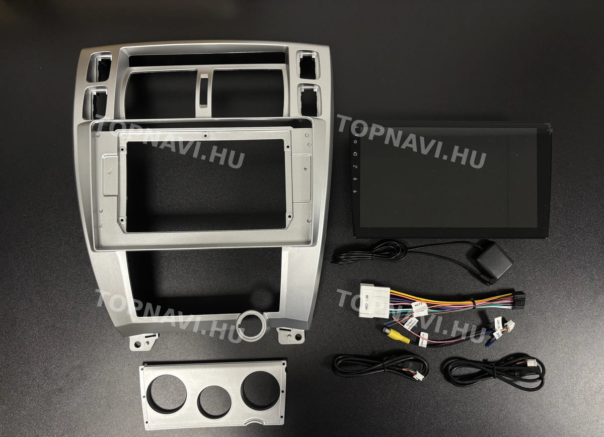 Hyundai Tucson 2005- 2009 10.1" Android Multimédia fejegység - Eleje