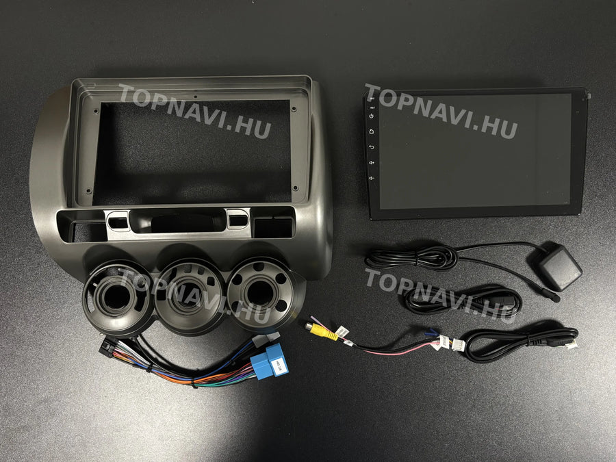 HONDA JAZZ 2. 2001- 2008 9" Android multimédia autórádió érintőkijelzős fejegység - Eleje