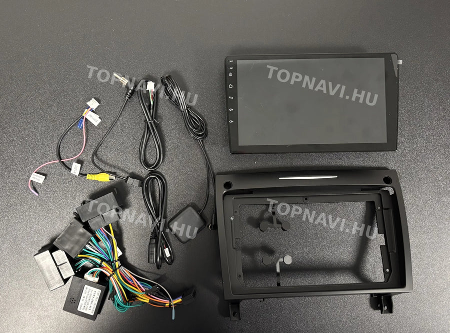 Mercedes-Benz SLK R171 2004- 2010 9" Android multimédia autórádió érintőkijelzős fejegység - Eleje