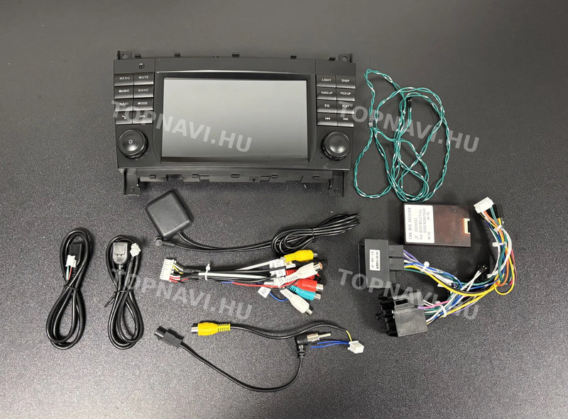 Mercedes-Benz C W203 / CLC W203 / CLK W209 7" Android Multimédia Fejegység - eleje