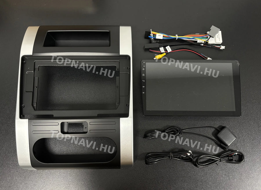 Nissan X-Trail II T31 2007- 2013 10.1" Android multimédia autórádió érintőkijelzős fejegység - Eleje