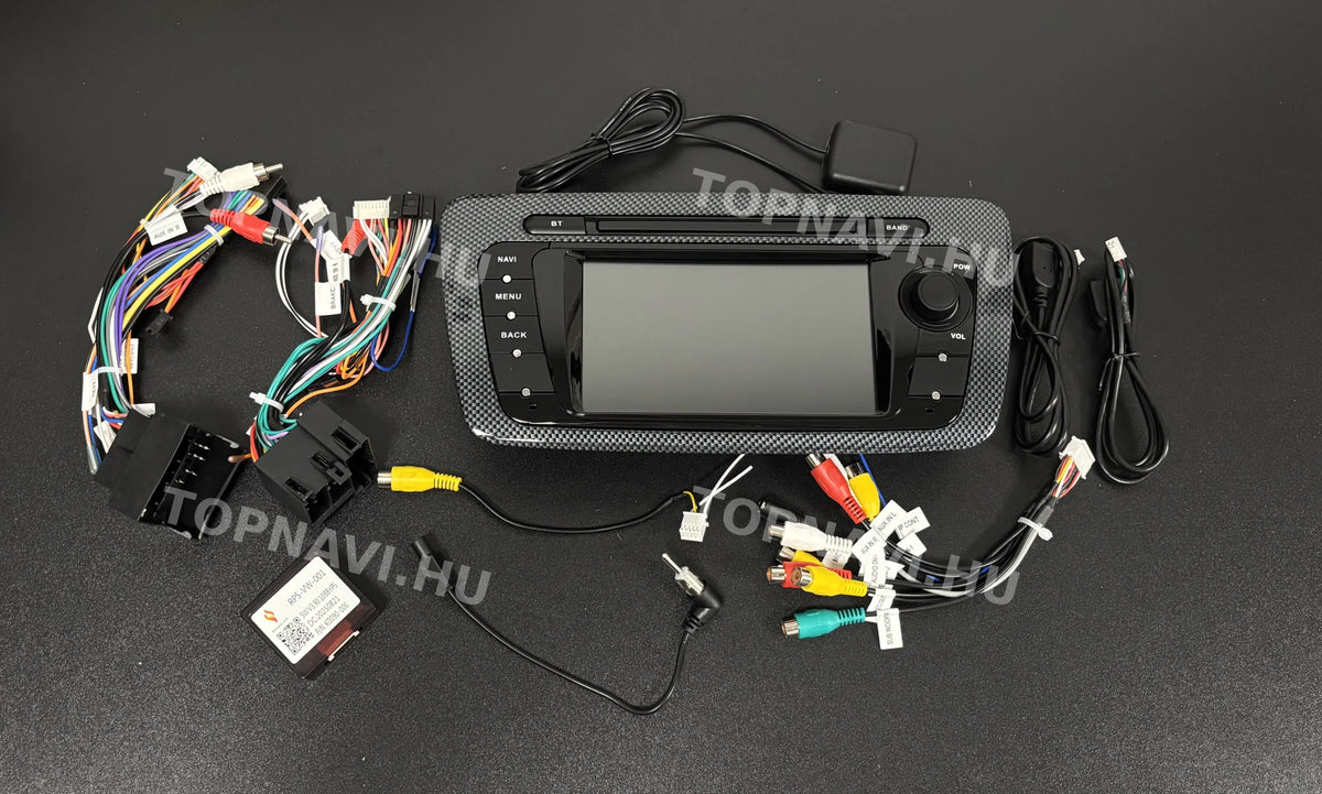 Seat Ibiza 4 6j 2008- 2017 7" Android Multimédia fejegység - Eleje