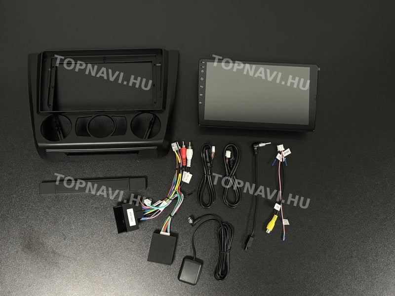 BMW E81 E82 E87 E88 2004–2011 9" Android multimédia autórádió érintőkijelzős fejegység - eleje